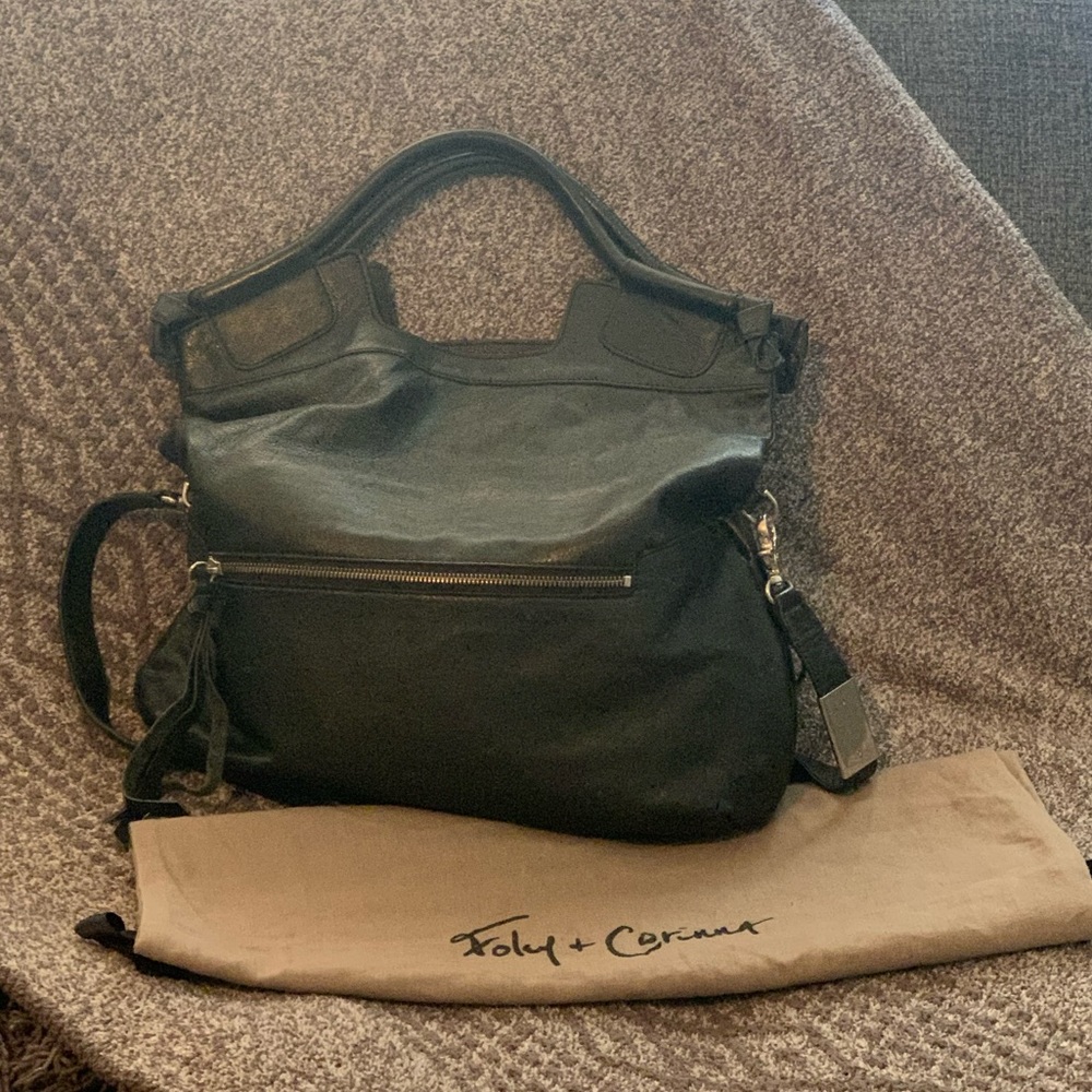 Foley + Corinna Top Handle Bag (Black)